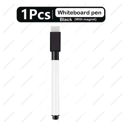 48-1Pcs Magnetic Erasable Whiteboard Pen Color Options Numbering Stationery Office Teaching Supplies for Student Blackboard N