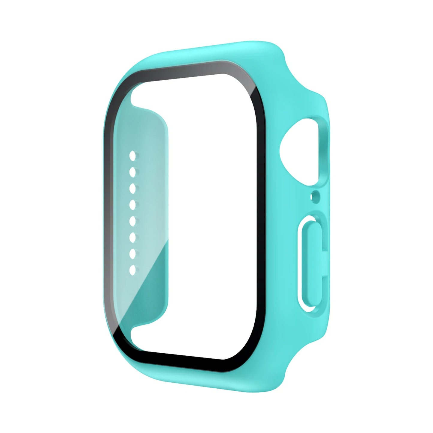 Tempered Glass+Case For Apple Watch 38mm 40mm 41mm 42mm 44mm 45mm 46mm Screen Protector Protective Cover iWatch 10 8 7 9 6 SE