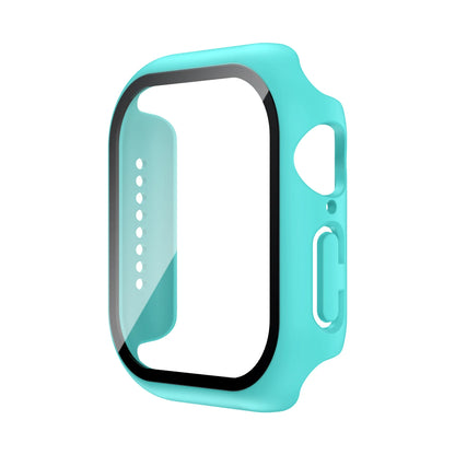 Tempered Glass+Case For Apple Watch 38mm 40mm 41mm 42mm 44mm 45mm 46mm Screen Protector Protective Cover iWatch 10 8 7 9 6 SE