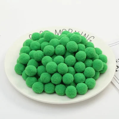 Pompoms 8/10/15/20/25/30mm Soft Pompons Colorful Fluffy Plush Craft DIY Pom Pom Fur Ball Pon Pon Home Decoration Kids Toys 10
