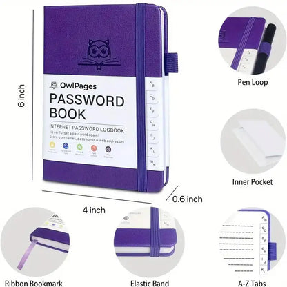 Password Keeper Journal - Organize & Store Passwords Alphabetically with College Ruled Pages, Perfect for Home & Office Organ