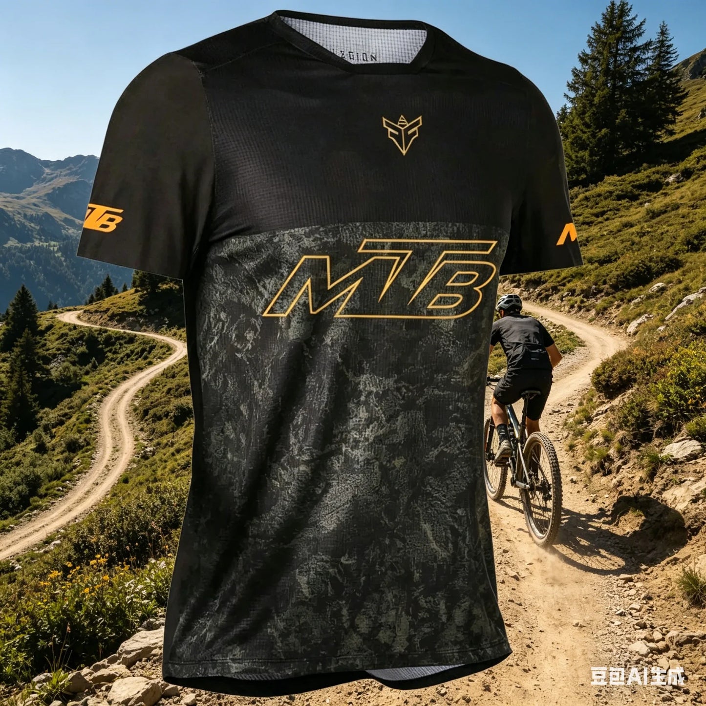 MOUNTAIN BIKE JERSEYS MOUNTAIN BIKE SHIRT OFF-ROAD SHORT SLEEVE OUTDOOR SPORTS SHORT SLEEVE PARENT-CHILD DRESS