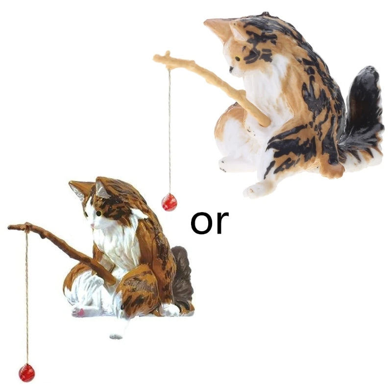 Fish Landscaping Cartoon Fishing Ornaments Aquarium Accessories Household Supplies Home Office Decoration - for F