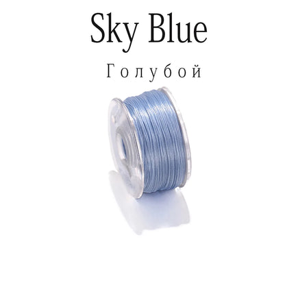 50Yards Nylon Bead Thread Nonelastic Beading Threads Seed Beads Cord Thread for DIY Bracelets Necklace Jewelry Making Supplie