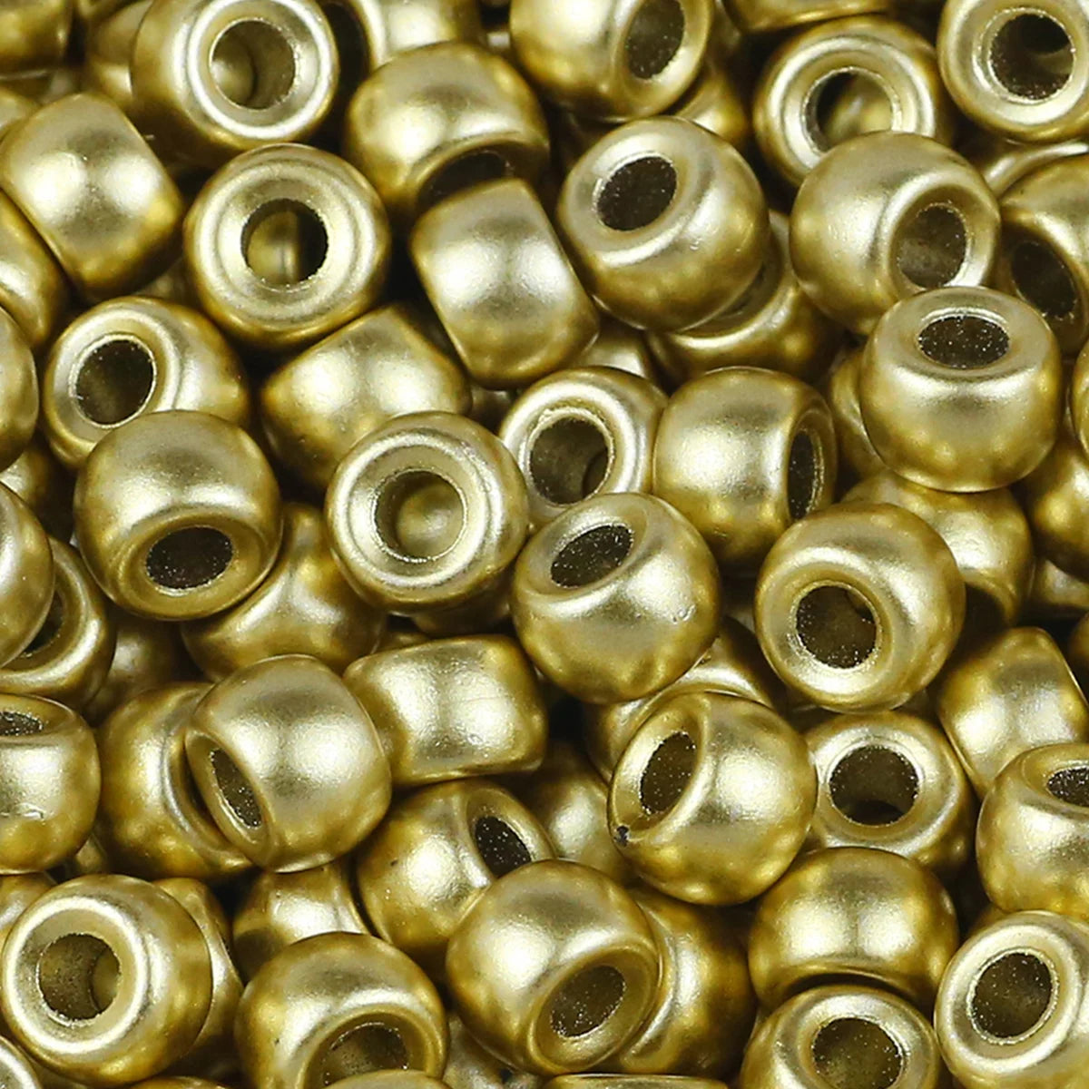 100/200/400pcs 6x9mm Solid Color Large Hole Pony Beads DIY Jewelry Making For Friendship Bracelets & Hair Braids Craft Suppli