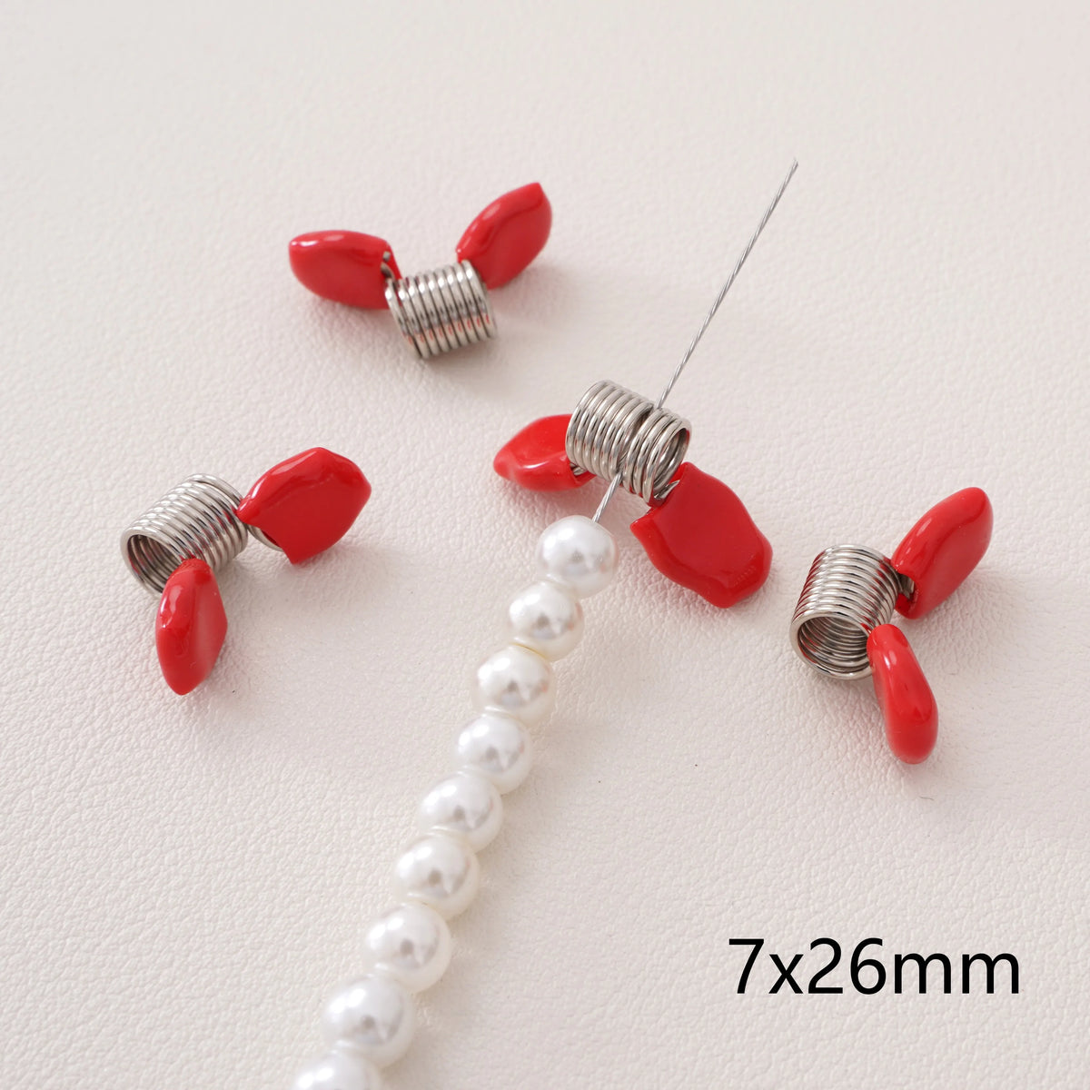 1pcs Bead Stopper Spring Clip Creative Bead Wire End Jewelry Making Tool DIY Bracelet Necklace Tool for Handmade Jewelry - 1p