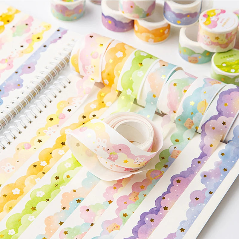 Macaron Color Acrylic Beads Handmade Drawn Cartoon Painting Loose Beads for Jewelry Making DIY Bead Pen Keychains Phone Chain