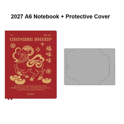 Kinbor 2027 Full Year A5 A6 Notebook Planner 52g Bachuan Paper Daily Journal Agenda Month Year Recrod Book Time Management Bo