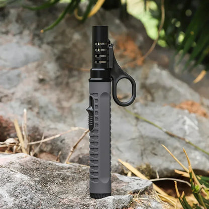 1300° Outdoor Camping Ignition Portable Lighting Gun Stove Accessories Camping Barbecue Flamethrower Inflatable Igniter - as 