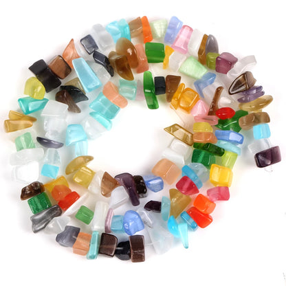 Irregular Freeform Chip Gravel Beads Natural Stone Amethysts Tiger Eye Beads For Jewelry Making 3-5-8-12mm Diy Necklace 16inc