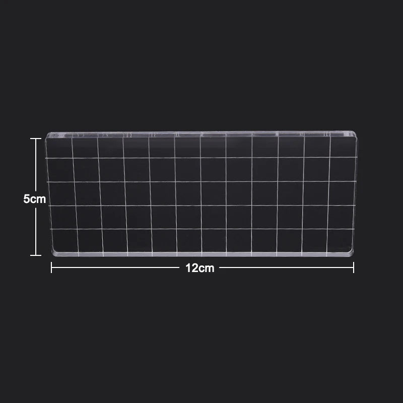 Acrylic Silicone Clear Stamps Block For Scrapbooking DIY Album Cards Decoration Embossing Handle Starter Shape Stamp - 5