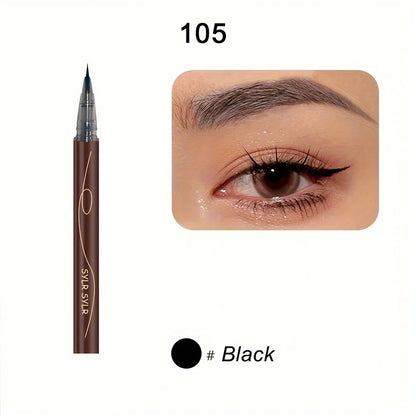 Ultra-fine ultra-fine eyebrow pencil waterproof professional sweat-proof liquid eyeliner Eyebrow dual-purpose durable makeup 