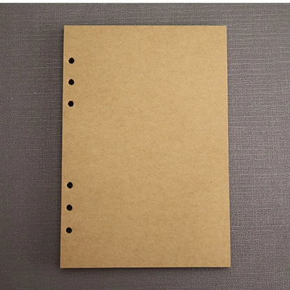 45 Sheets/90 Pages Ring Notebook Insert Refills 6 Holes Loose Leaf Papers Journals A5 A6 A7 Spiral Diary Planner Inner Core P