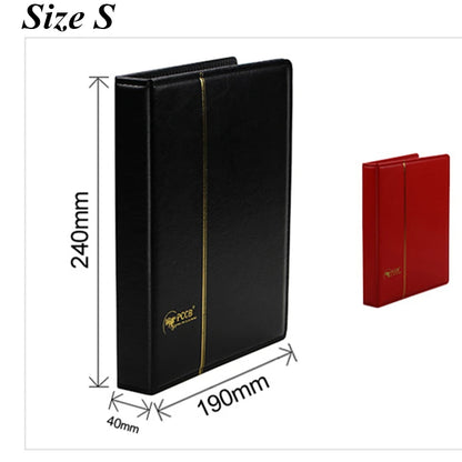 International Collection album 3/7/9 Hole leather coin collection album paper money postage stamp commemorative coin Folder b
