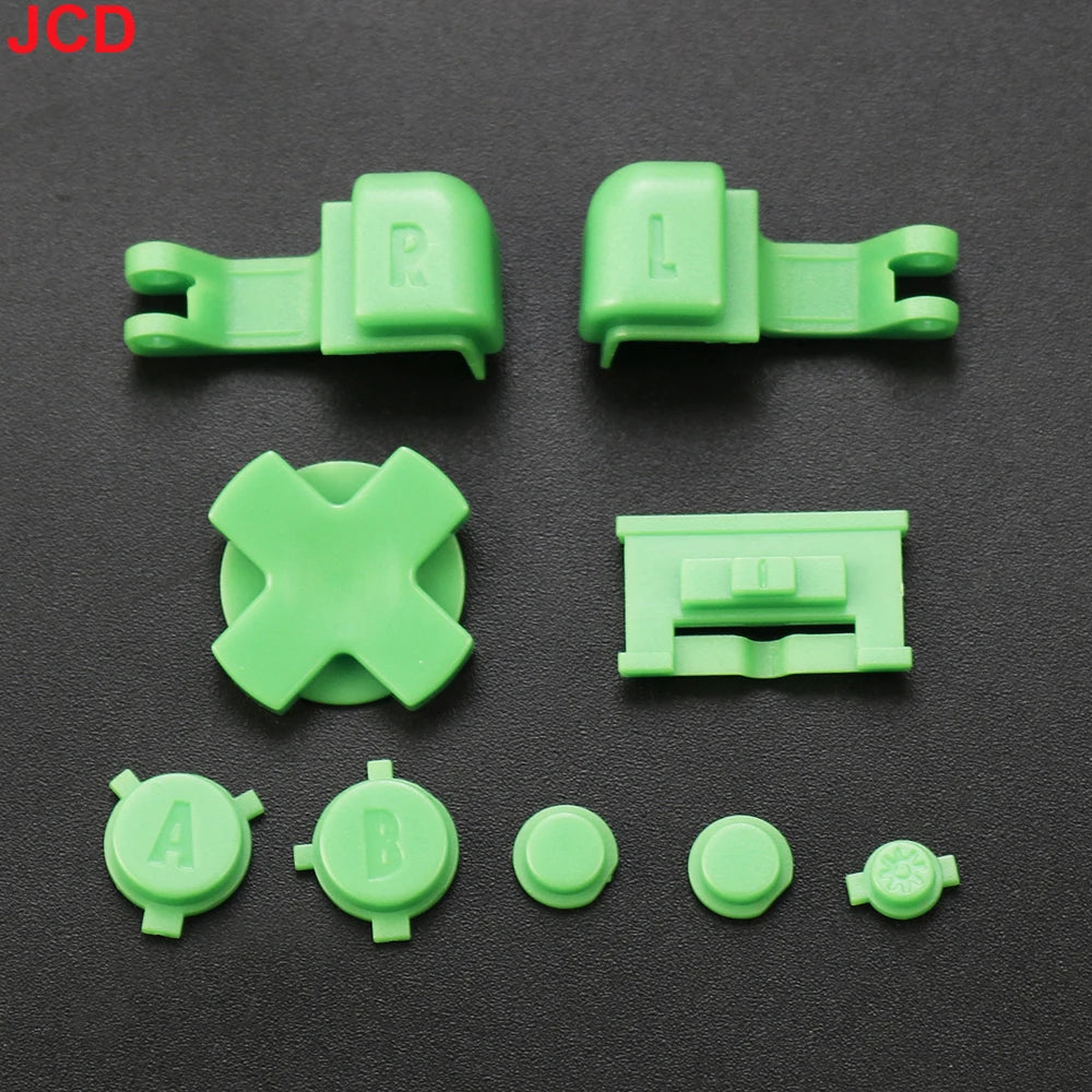 JCD 1set For GameBoy Advance SP GBA SP Plastic Full Button Set For GBA SP A B Select Start Power ON/OFF L R Buttons Kit D Pad
