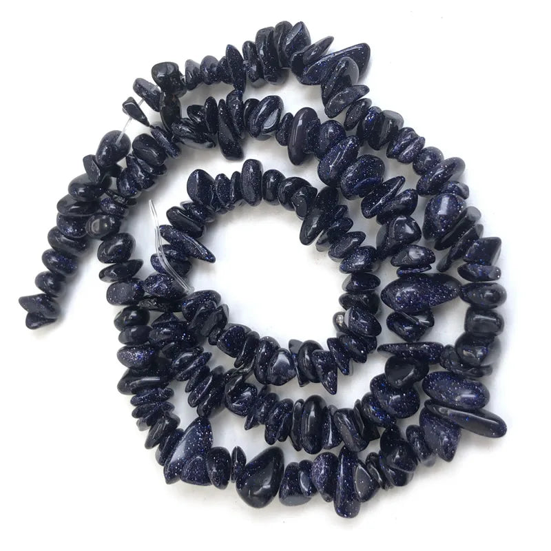 Natural Stone Chips Beads 5-8mm Irregular Gravel Crystal Quartz For Jewelry Making Freeform Beads Diy Necklace Bracelet 15'' 