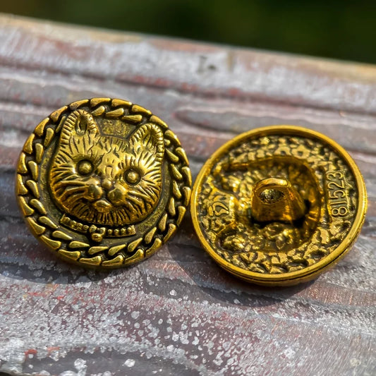 8pcs Vintage Cat Hand-Sewn Buttons, Decorative Buttons, Suitable for Bags, Clothing, Coats, Suits, Trench Coats,Home Decorati