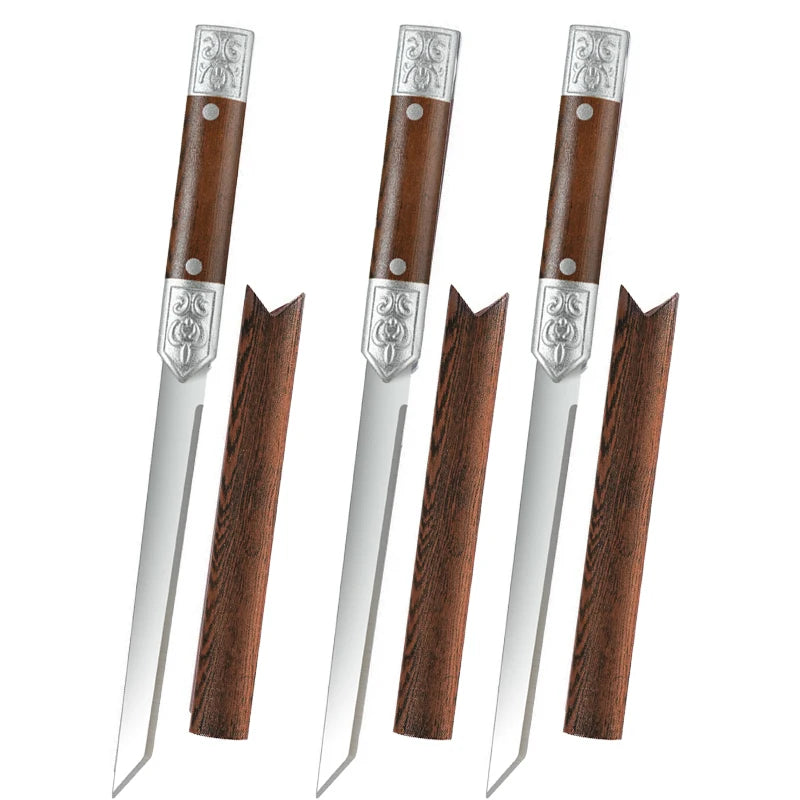 1/2/3-piece meat cutting knife set -M390 stainless steel 62HRC ultra-sharp blades suitable for cutting fruits and removing bo