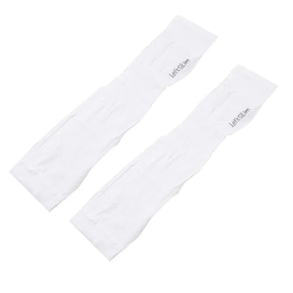 1Pair Ice Silk Sleeve Sunscreen Cuff Arm Sleeves Uv Sun Protect Anti-Slip Summer Men Women Gloves Outdoor Riding Arm Cover - 