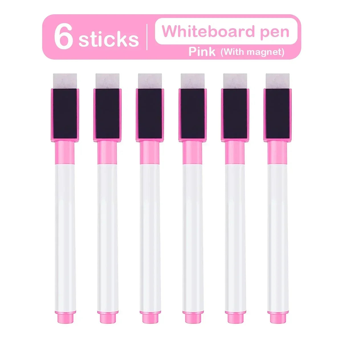 Magnetic Erasable Whiteboard Pen Color Options Blackboard Note Numbering Stationery Office Teaching Supplies for Classroom Us