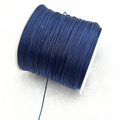 NEW 0.4/0.8/1.0/1.5mm Nylon Cord Thread Chinese Knot Macrame Cord Bracelet Braided String DIY Tassels Beading Shamballa Threa