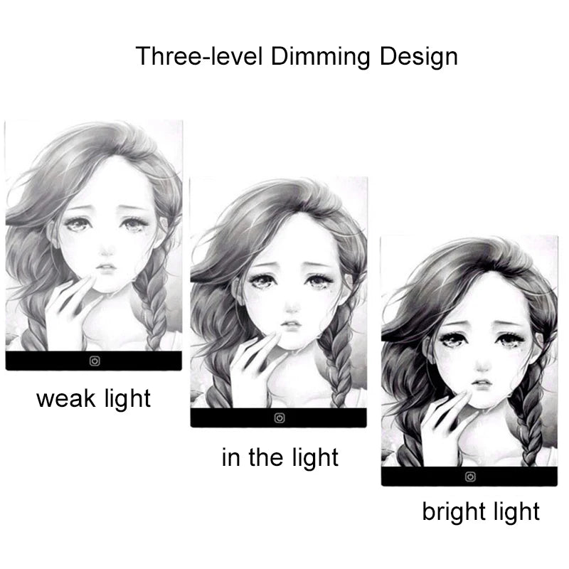 Led Drawing Copy Pad 3 Level Dimmable Board Table Animation Painting Educational Toys Gift Adjustable Light Notepad For Child