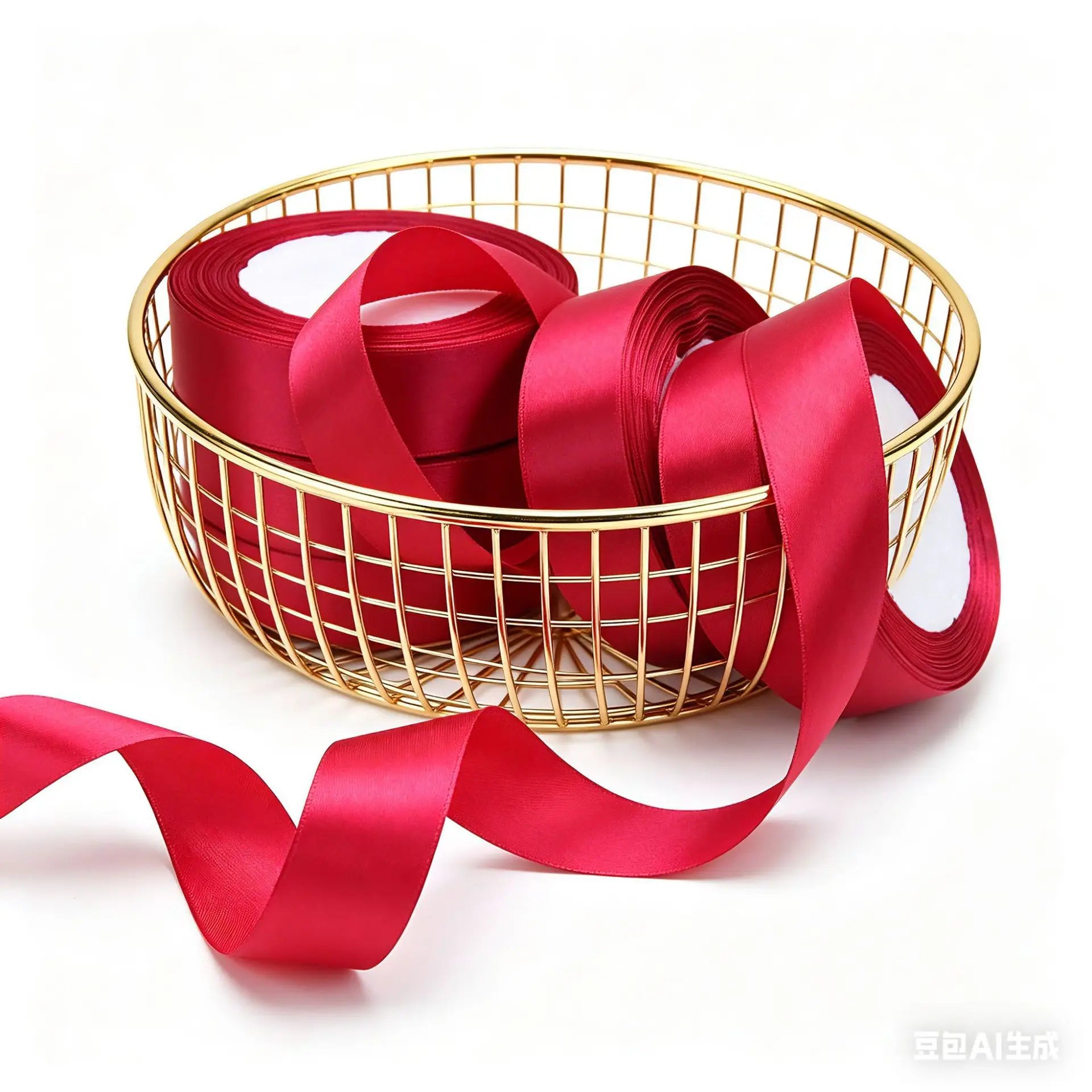 25Yards 6mm Silk Satin Ribbons for Crafts Bow Handmade Gift Wrap Partys Christmas Wedding Decorative Artificial Accessories