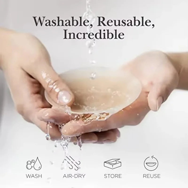 New Reusable Silicone Nipple Cover for Women Bra Sticker Breast Petal Strapless Bra Invisible Boob Pads Chest Pasties Intimat