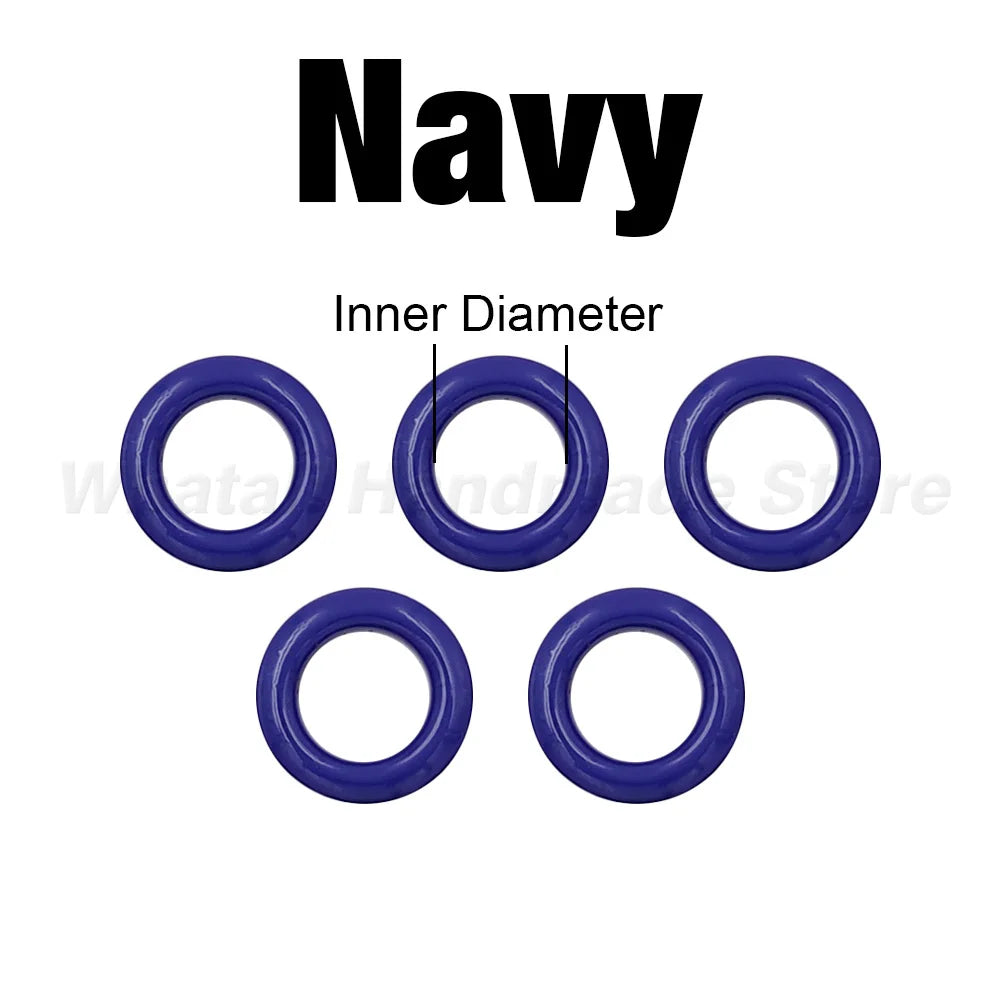 100 Sets 4mm Metal Eyelets Grommet Ring With Washer Multicolor For Scrapbooking Shoes Belt Cap Bag Tags Clothes DIY Leathercr