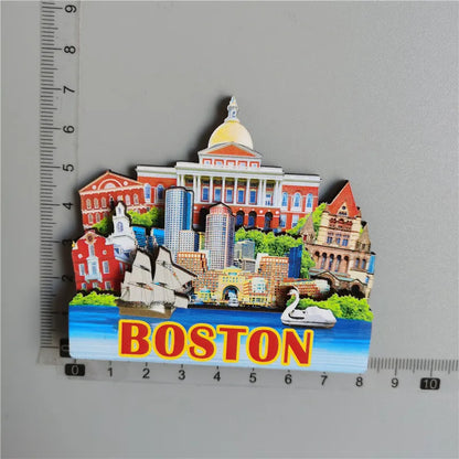 Tourist Souvenirs Fridge Magnets USA,refrigerator Decorations for Miami New York Hawaii Collection of Fridge Ornaments Sticke