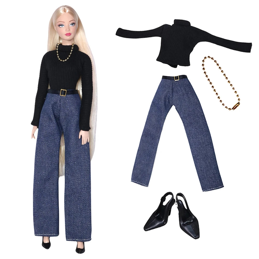 NK 29CM Doll Outfits For 11.5 Inch Doll Clothes Princess Doll Shoes For 1/6 Dolls Accessories Bar BI Doll Dress DIY Gift Toy 