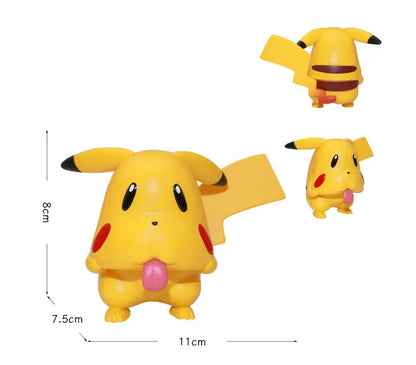 Pocket Monsters Bulbasaur collectible figure display Cartoon-style cute handcrafted model living room tabletop decoration gif