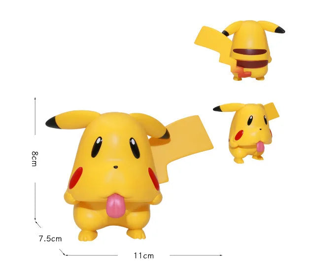Pocket Monsters Bulbasaur collectible figure display Cartoon-style cute handcrafted model living room tabletop decoration gif