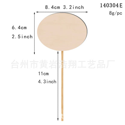 10PCS Fairy Wands Craft Kit Unfinished Wooden Princess Wands DIY Fun Party Supplies for Birthday Parties Gift Craft Activity 