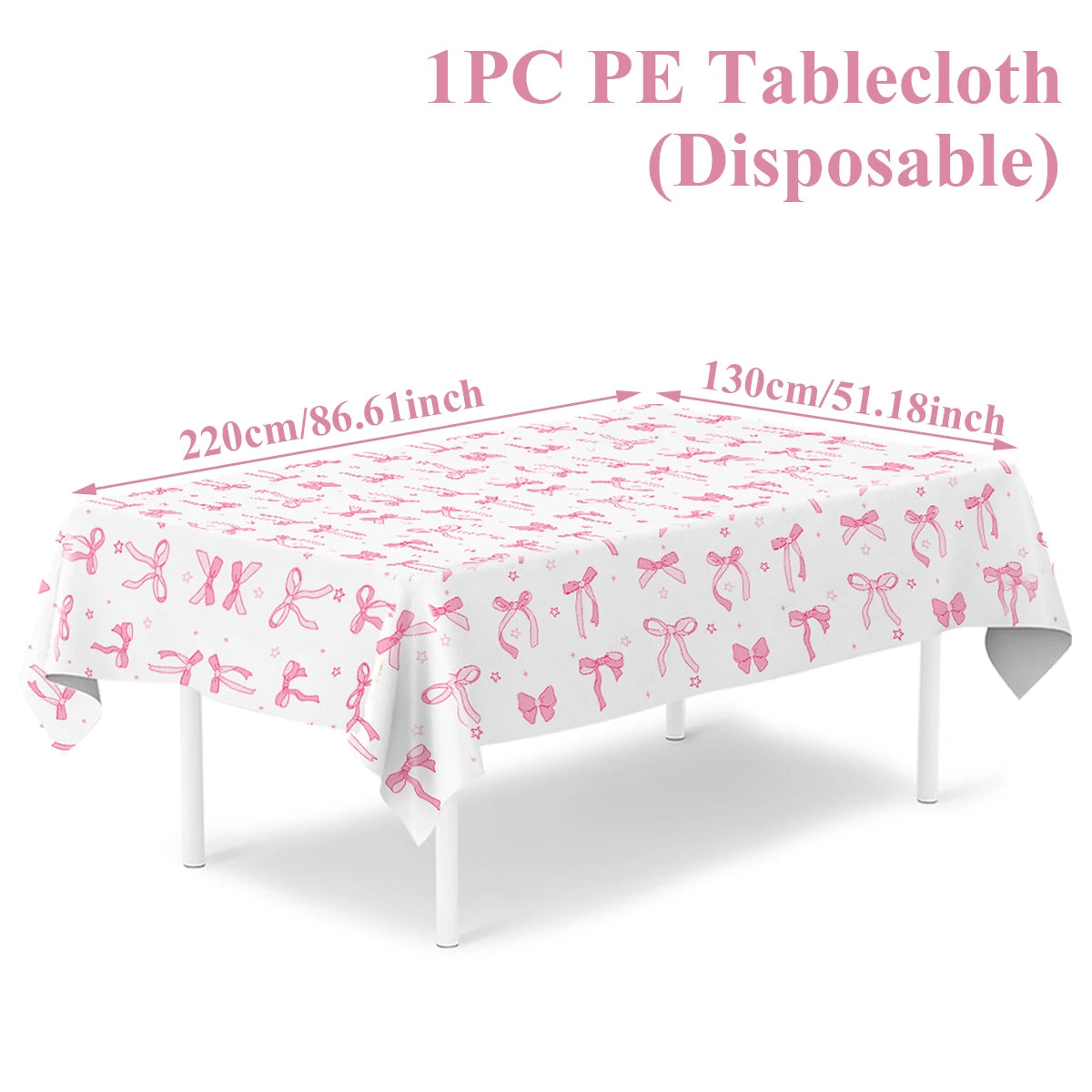 Purple Laser Disposale Tablecloth Happy Birthday Party Decoration Wedding Party Aluminum Film Table Cover Baby Shower Supplie