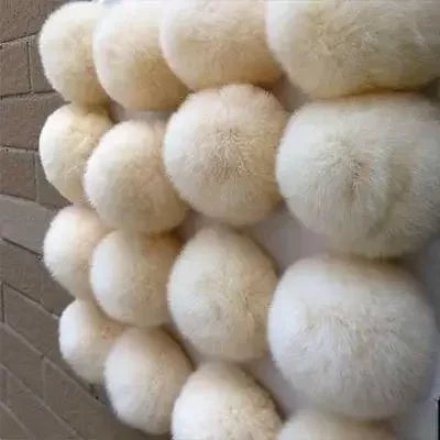Pompom 5cm 6cm 8cm Fluffy Fur Ball Soft Pompon DIY Pompons For Keychain Sewing On Scarf Hats Shoes Apparel Craft Supplies