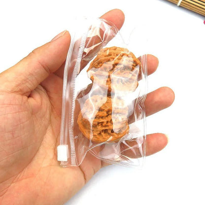 A Pair Of Natural Walnuts Wenwan Health Care Ornaments Long Term Play With Smooth Surface Stimulate The Circulation Of Blood