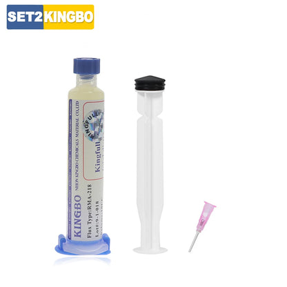 KINGBO RMA-218 10cc Solder Flux Soldering Iron Welding Flux Consumer Electronics Repair Solder Paste For Phone LED BGA SMD PG