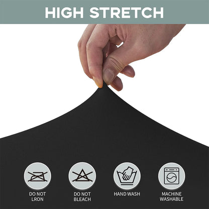 Spandex Tablecloth Tight Fitted Washable and Wrinkle Resistant Stretch Rectangular Patio Table Cover for Event Wedding Partie