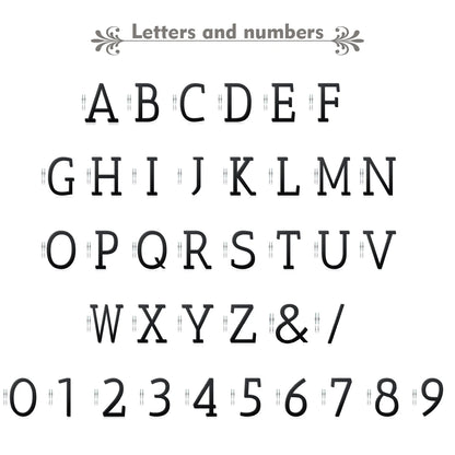 3-12inch Floating Aluminum House Numbers, Modern Metal House Address Numbers Letters, Aluminum Address Letters for Outside