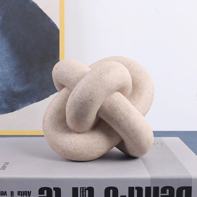 Geometric Ring-Shaped Decorative Piece for Desktop Creative Decor for Living Room or Study to Add an Artistic Ambiance - BL57