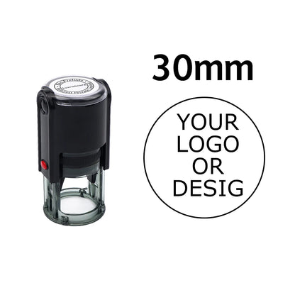 Custom Self-Inking Stamp 25/30/40/50mm Round Logo Design P Personalized Press-type Inking Stamp for Wedding Invitation Envelo