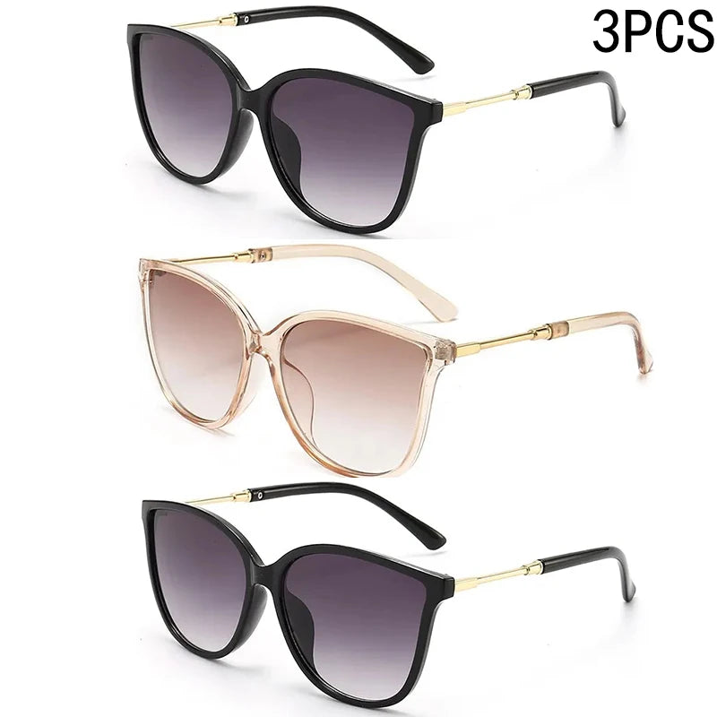 Vintage Cat Eye Sunglasses Woman Brand Designer Retro Mirror Sun Glasses Female Eyewear Fashion Driving Shades Oculos De Sol 