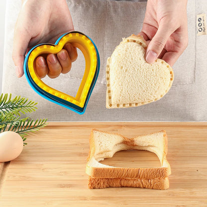 Sandwich cutting and sealing machine, biscuit plastic cutting machine, household kitchen tools, baking molds, creative cuttin