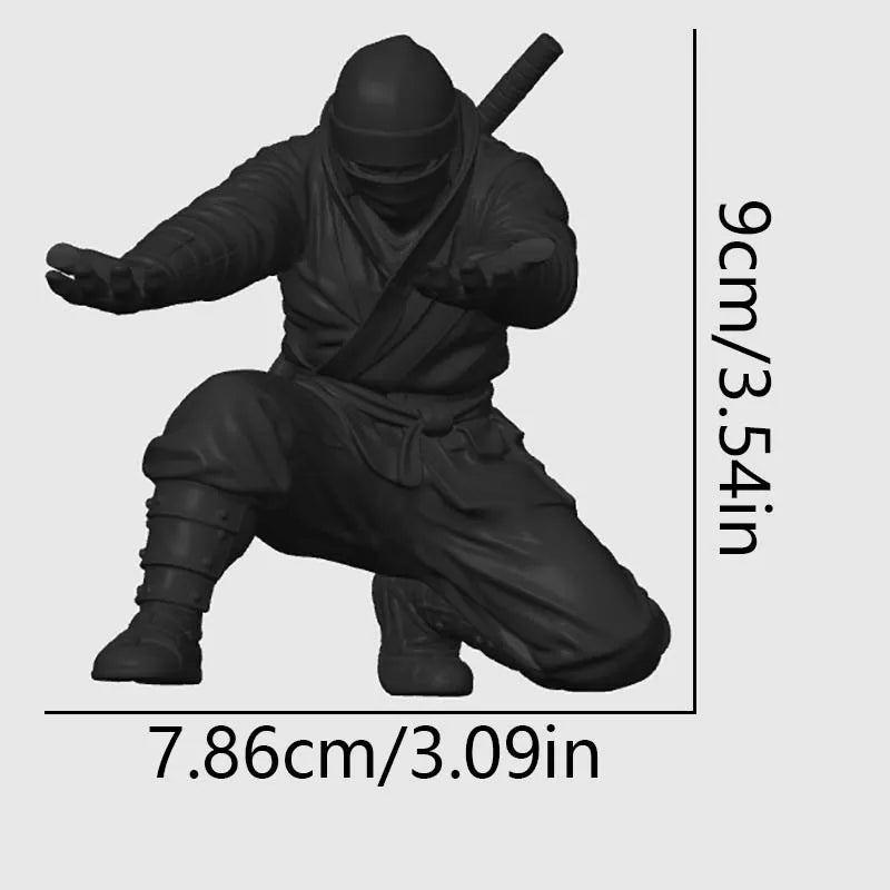 Desktop Art 3D Printed Ninja Pen Holder Unique Figurine Stationery Organizer Pencil Figurines Desk Decor Craft For Pen Storag