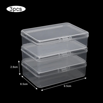 3/5/10Pcs Transparent Plastic Boxes Playing Cards Container Storage Case Packing Poker Game Card Box Board Games Card Organiz