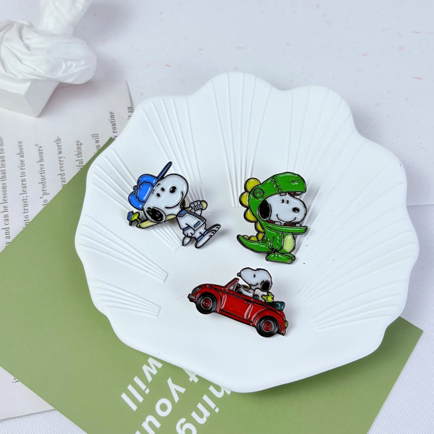 Anime Funny Cartoon Character Brooch Creative Enamel Pin Metal Badge Clothes Decorative Jewelry Gift for Friends - 3PCS-SP