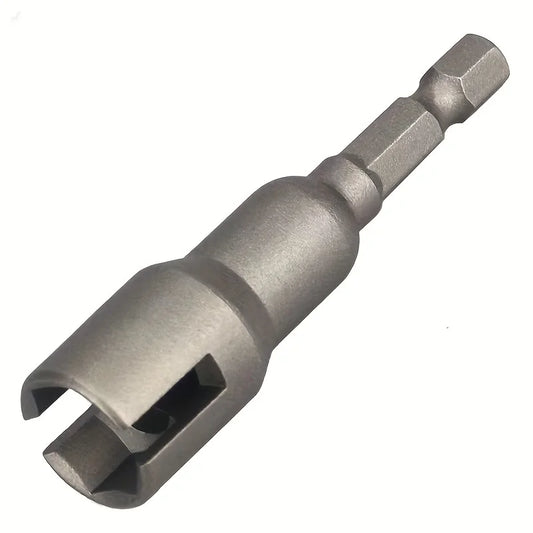Natural Slotted Butterfly Hole Socket Wrench 65mm Hexagonal Handle Electric Screwdriver Wing Nut Socket Tool