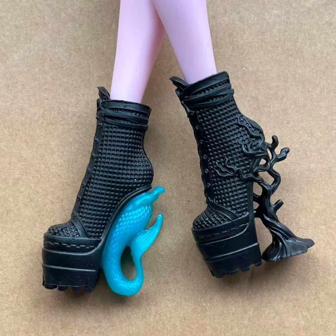 Colorful Monster Doll Boots Novelty Sandals 1/6 Scale Doll Shoes Accessories for Doll Decorations