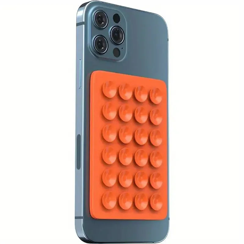 Silicone Suction Phone Holder Mat Multifunctional Suction Cup Wall Stand Square Anti-Slip Single-Sided Case Mount Back Sticke